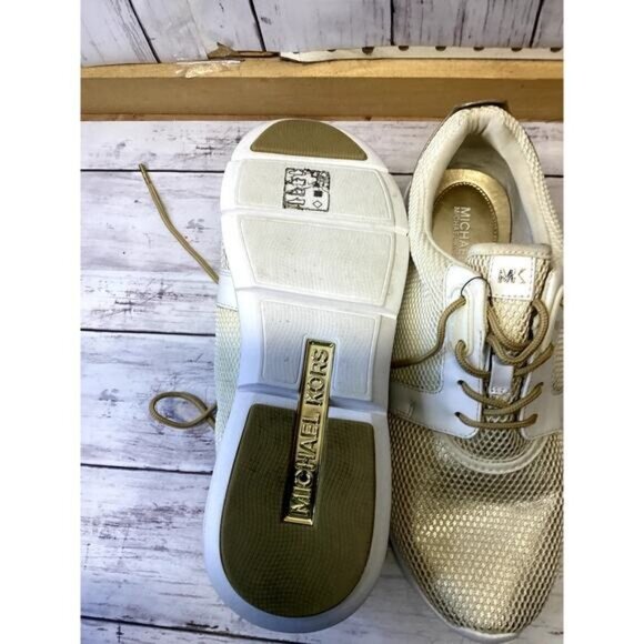 Whimsigoth heritage old money Michael Kors Women Sneakers Amandas Size 10 - Picture 2 of 4